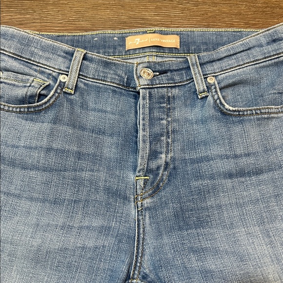 7 for all mankind Luxe Vintage Josefina Women’s Jeans w/ Button Fly - Picture 4 of 11